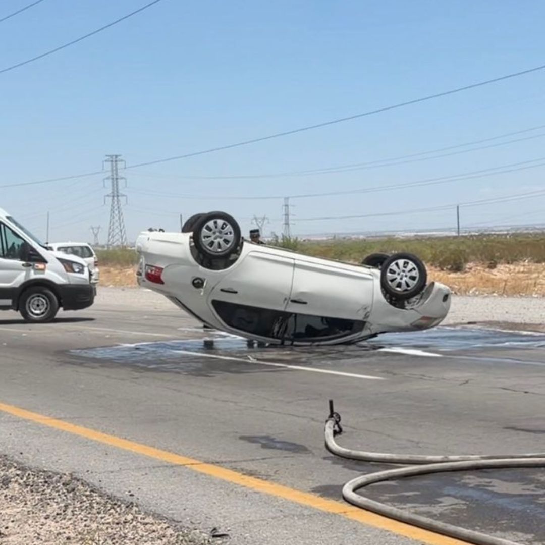 Vuelca en carretera panamericana